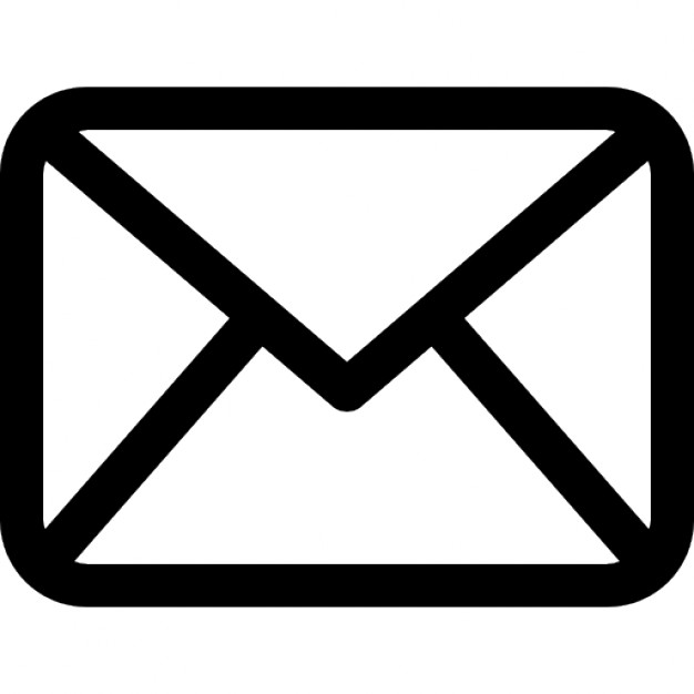 email envelope outline shape with rounded corners 318 49938
